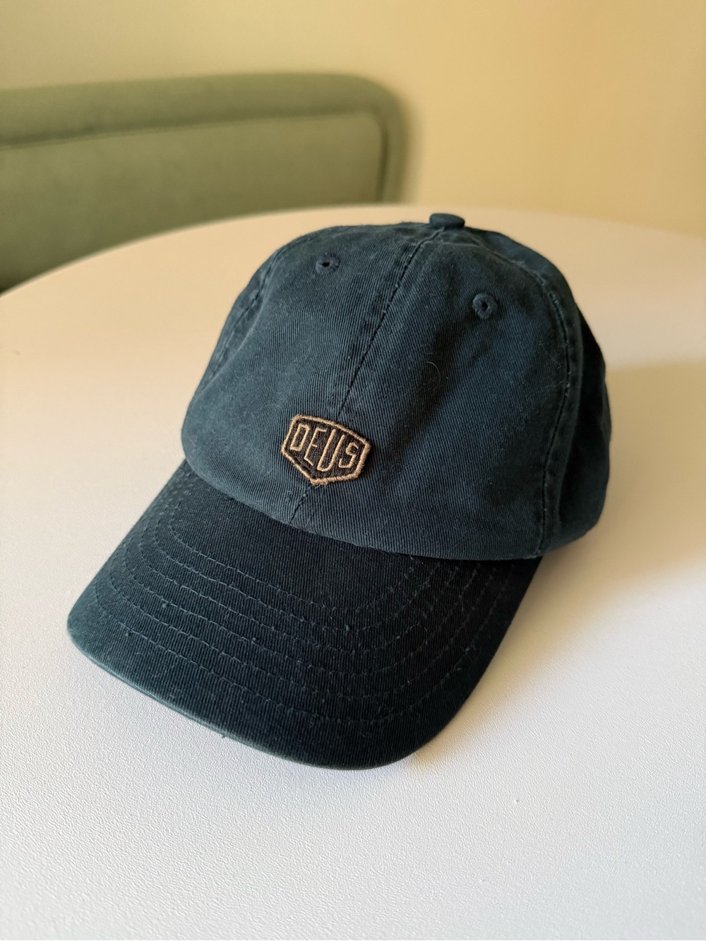 Deus Ex Machina washed navy Baseball Cap